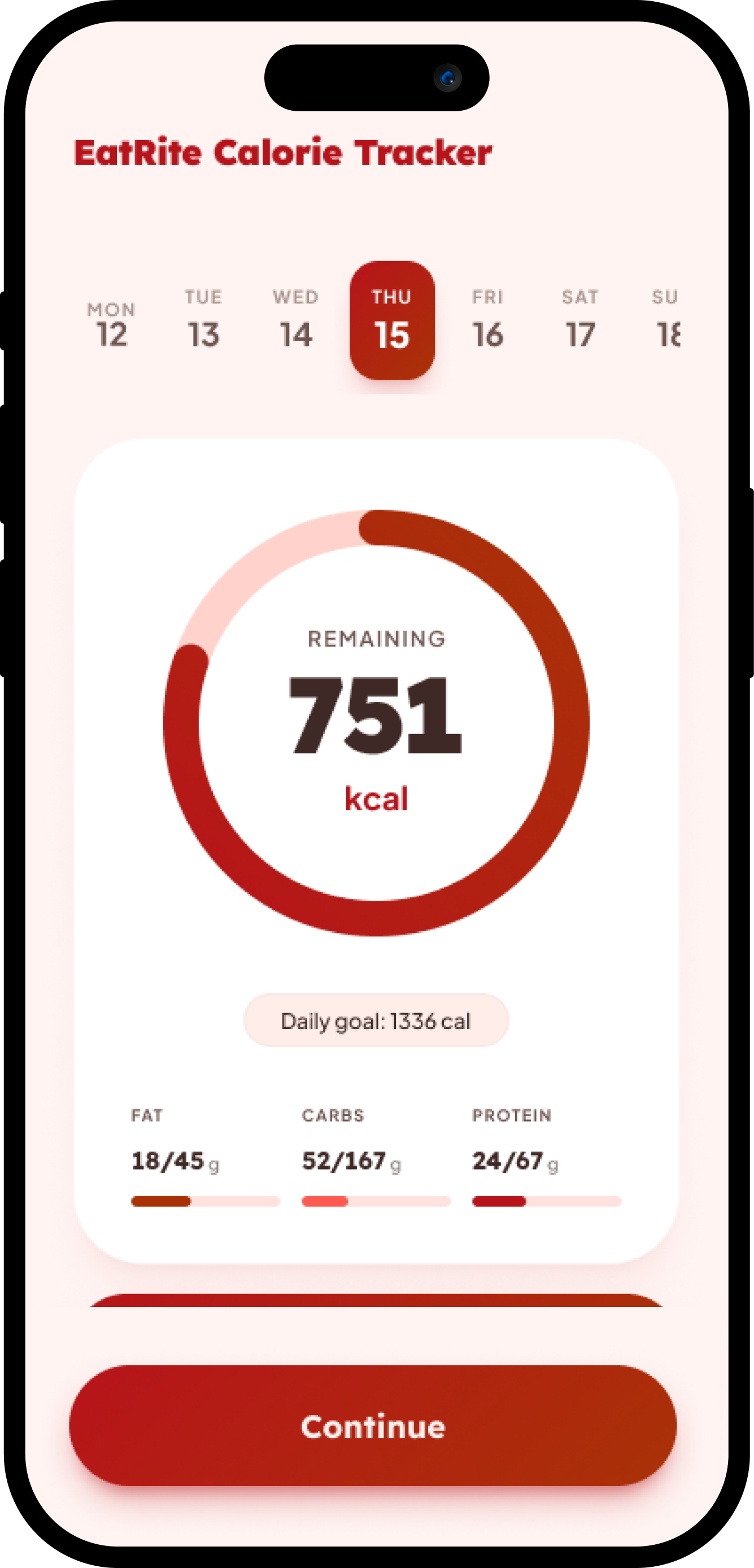 Daily Calorie Tracker